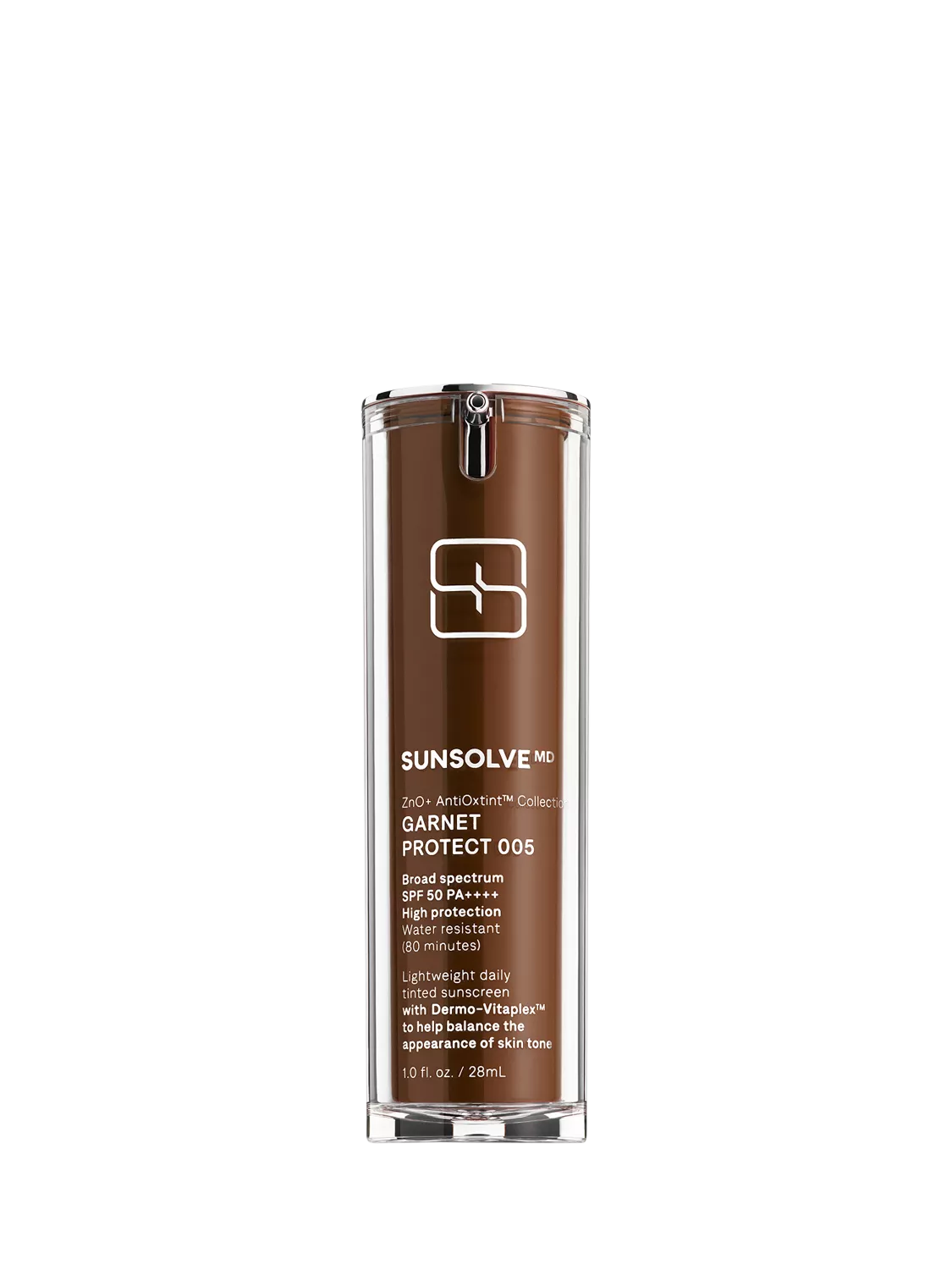 SunsolveMD ZnO+ AntiOxtint tinted sunscreen 28ml British product