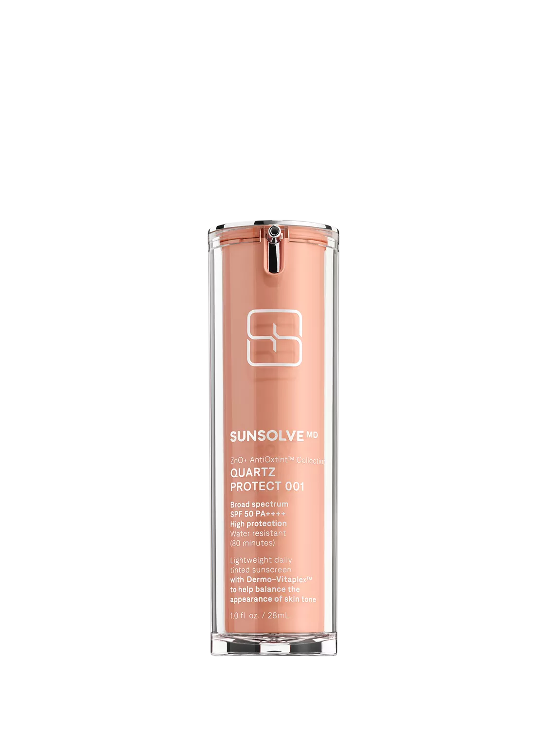 SunsolveMD tinted sunscreen Quartz Protect 001 28ml, imported from the UK