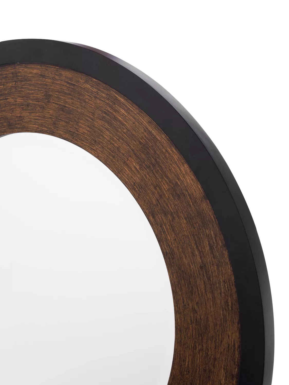 Laura Ashley round wall mirror mottled bronze 60cm, UK version