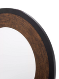 Laura Ashley round wall mirror mottled bronze 60cm, UK version