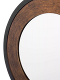 Laura Ashley round wall mirror mottled bronze 60cm, UK version