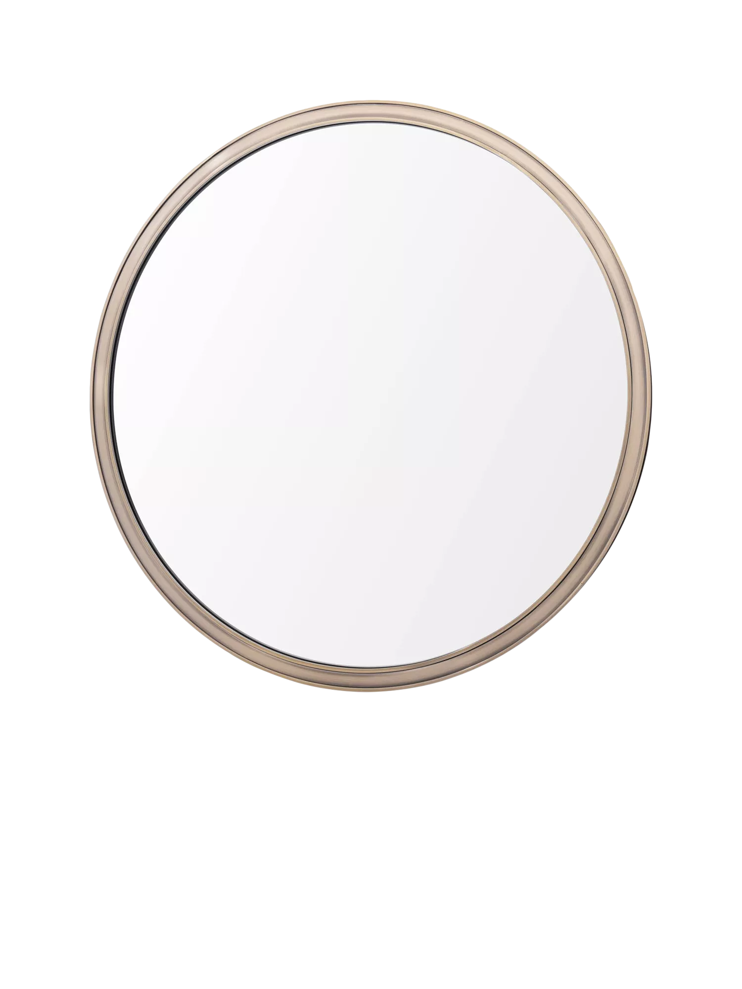 Laura Ashley round wall mirror antique brass 60cm, UK version