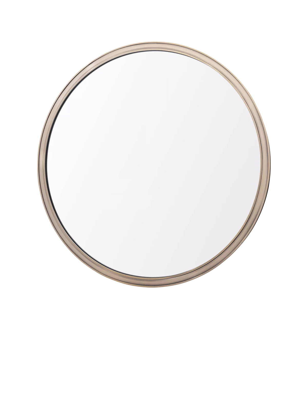 Laura Ashley round wall mirror antique brass 60cm, UK version