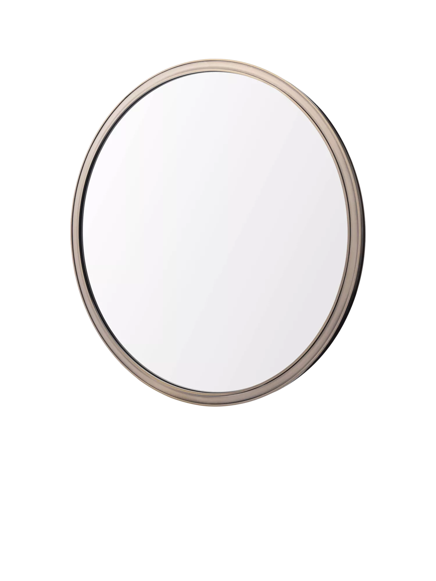 Laura Ashley round wall mirror antique brass 60cm, UK version
