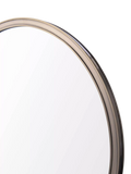 Laura Ashley round wall mirror antique brass 60cm, UK version