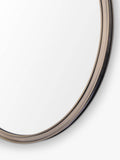 Laura Ashley round wall mirror antique brass 60cm, UK version