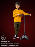Micro Scooters Kickboard Deluxe LED Porsche Edition scooter metallic stone grey, imported from the UK