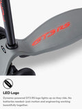 Micro Scooters Kickboard Deluxe LED Porsche Edition scooter metallic stone grey, imported from the UK