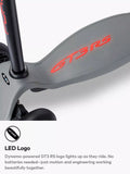 Micro Scooters Kickboard Deluxe LED Porsche Edition scooter metallic stone grey, imported from the UK
