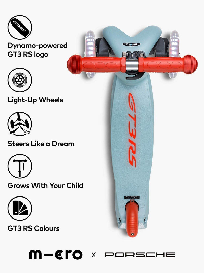 Micro Scooters Mini Deluxe LED scooter Porsche Edition (British brand)