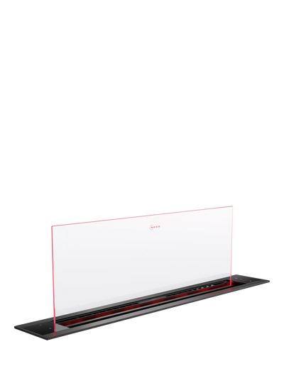 John Lewis Neff N90 I98WMM1S7B 90cm Downdraft Cooker Hood, Black Glass- Buy online at McGrocer