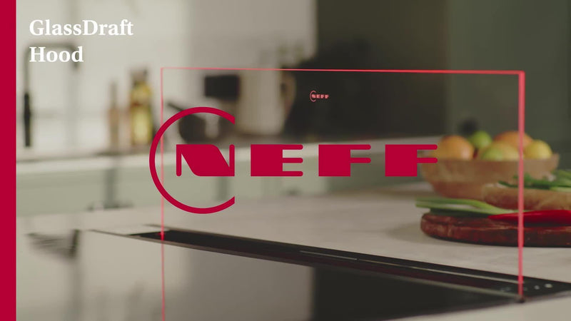 Neff downdraft cooker hood 90cm black glass (British brand)