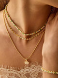 Daisy London gold moonstone claw necklace (British brand)
