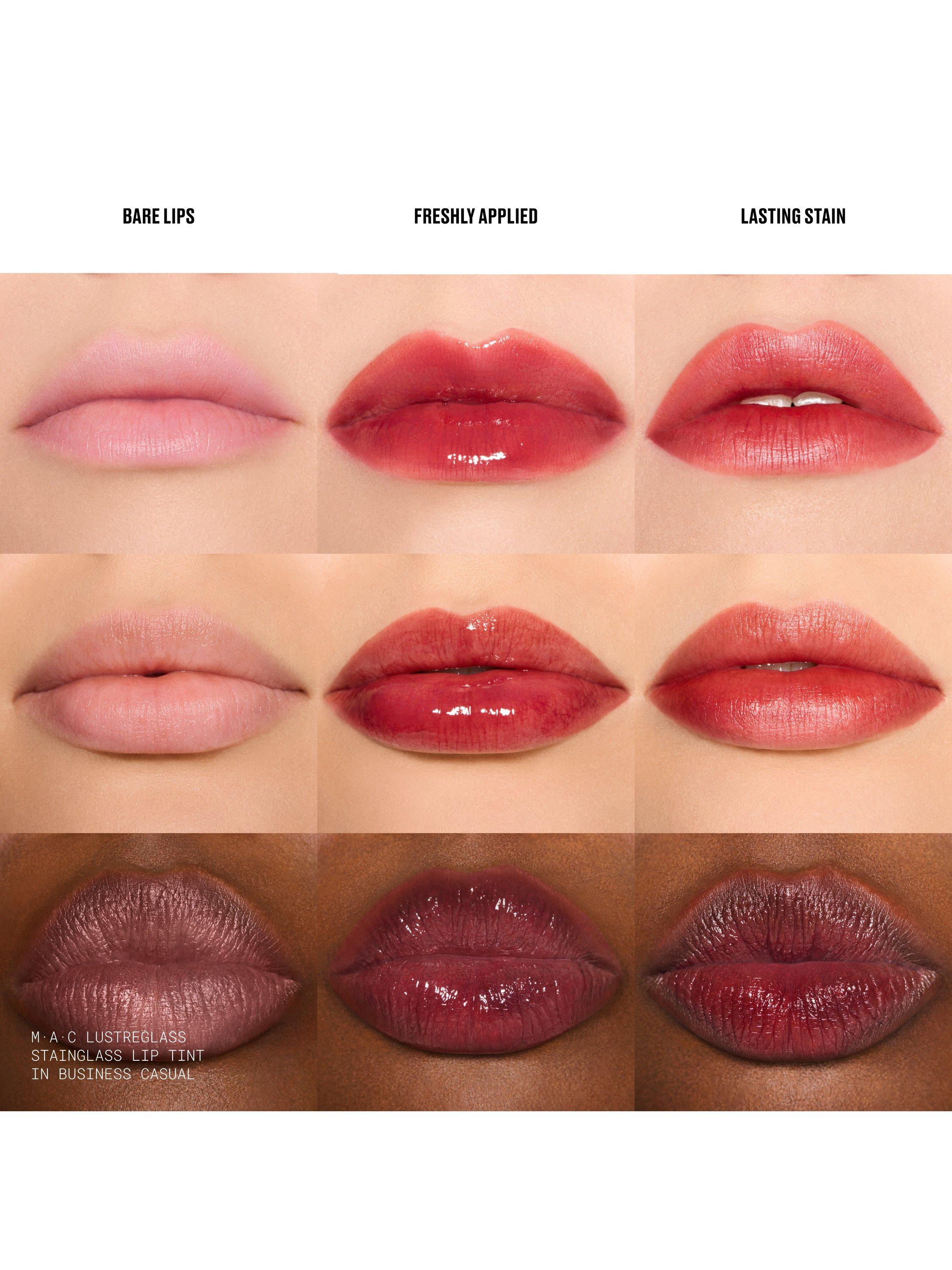 MAC Lustreglass Stainglass Lip Tint 3ml (British brand)