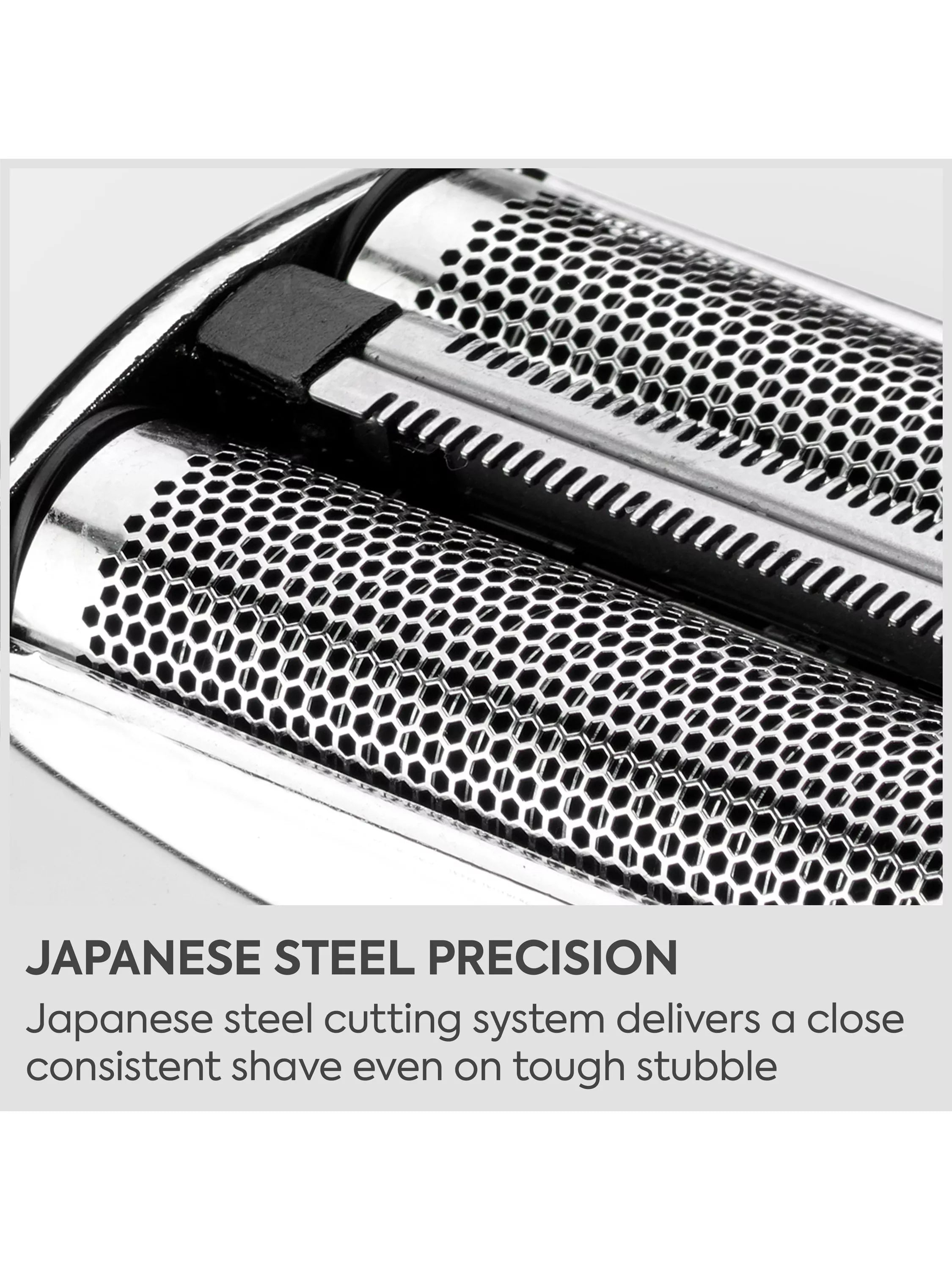 BaByliss Super-X double foil shaver silver, UK version