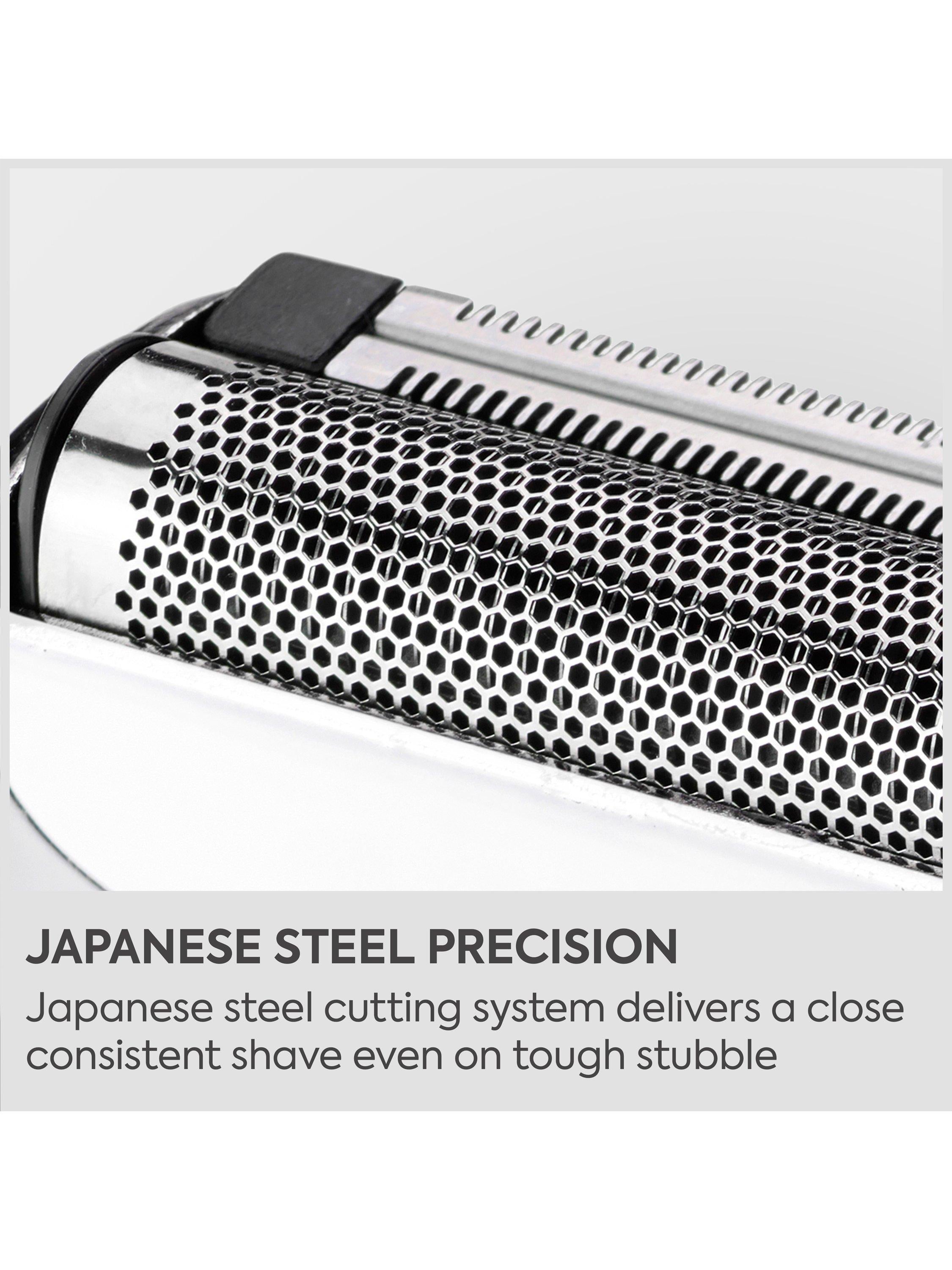 BaByliss Super-X single foil shaver silver, imported from the UK