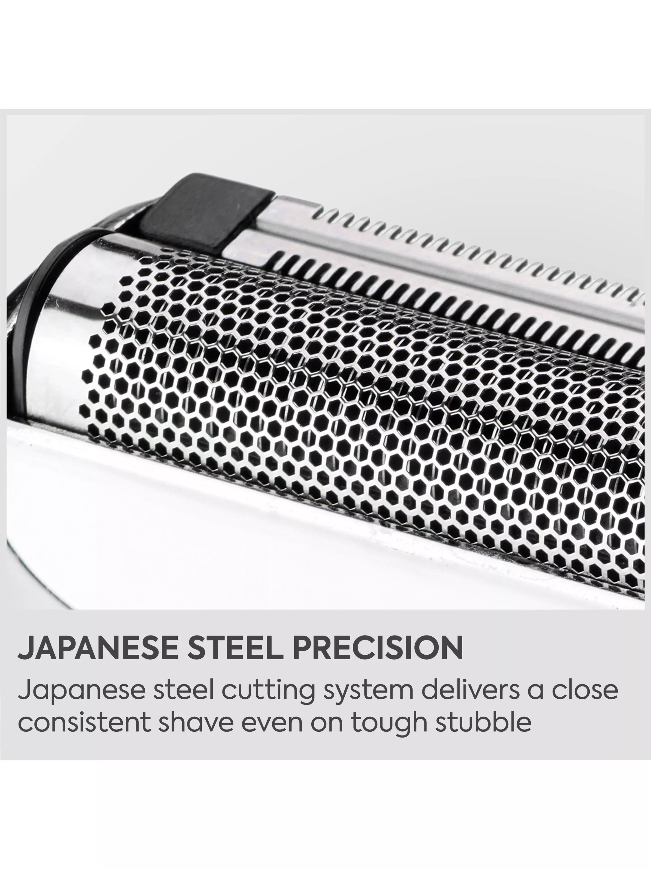 BaByliss Super-X single foil shaver silver, imported from the UK