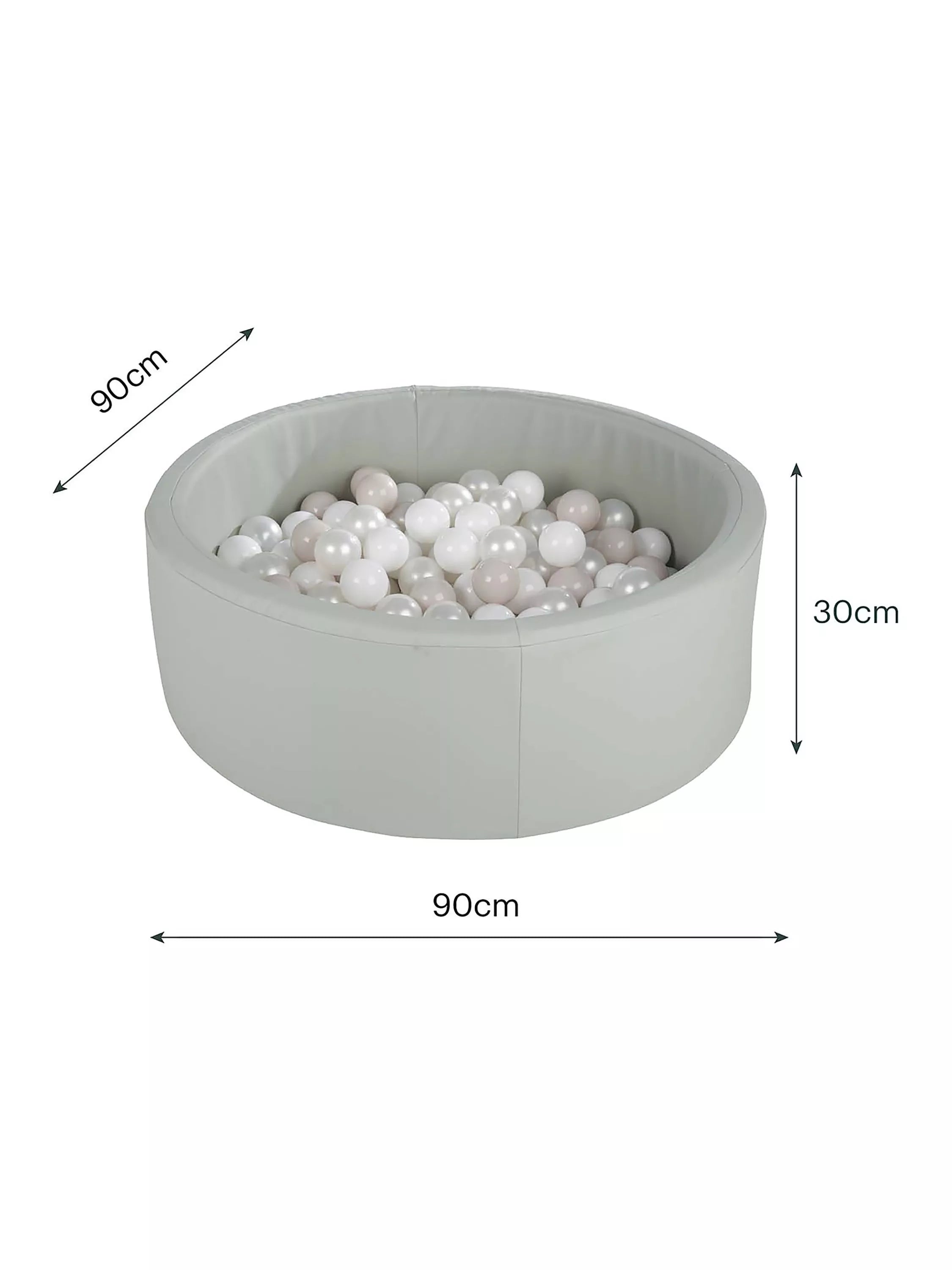 CuddleCo ball pit Sea Salt H30xW90xD90cm - British product