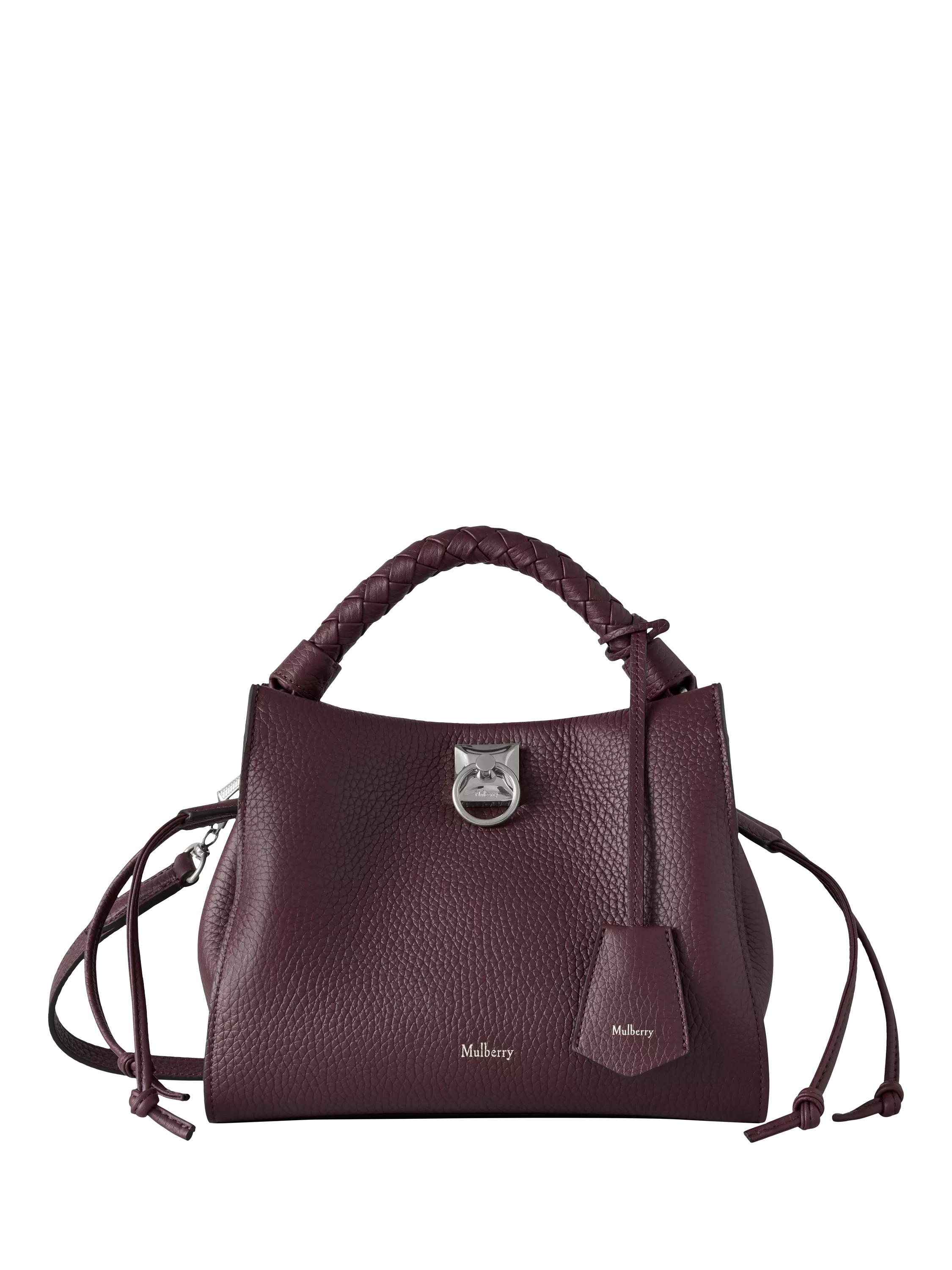 Mulberry Small Iris Heavy Grain Leather Grab Bag