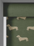 Emily Bond dachshund roller blind made to measure (British brand)