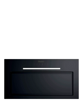 Haier 52cm canopy cooker hood black glass - British product