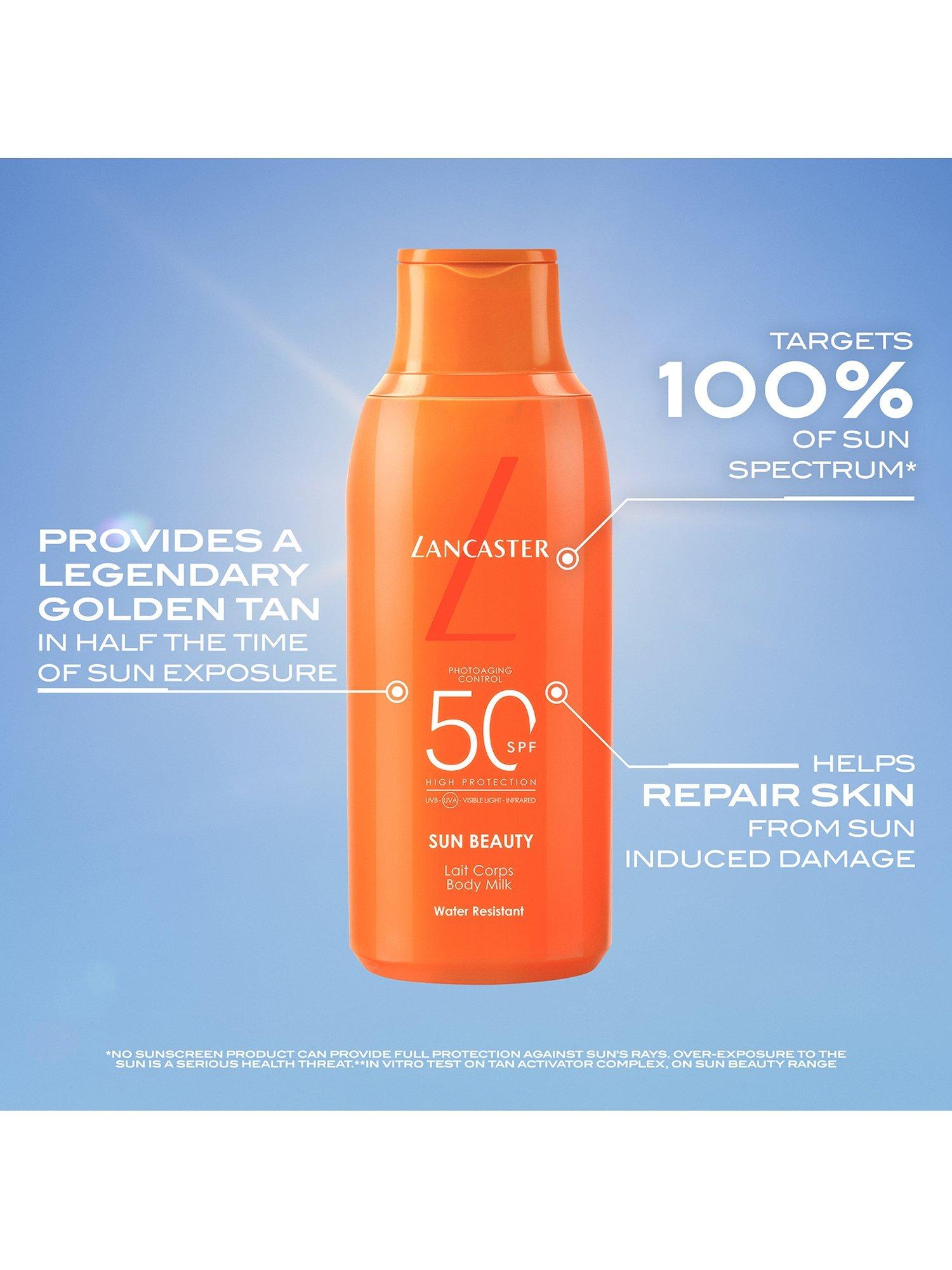 Lancaster sun body milk SPF 50 175ml, imported from the UK
