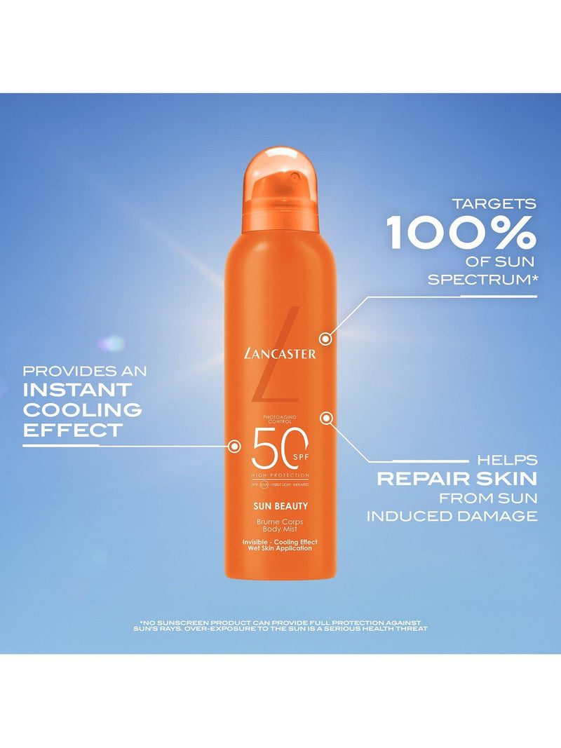 Lancaster sunscreen body mist SPF 30 200ml, imported from the UK