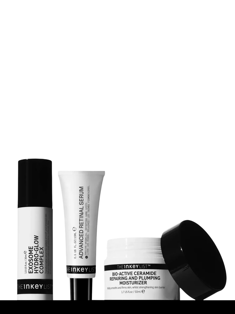 The INKEY List Skin Longevity Trio skincare gift set - British product