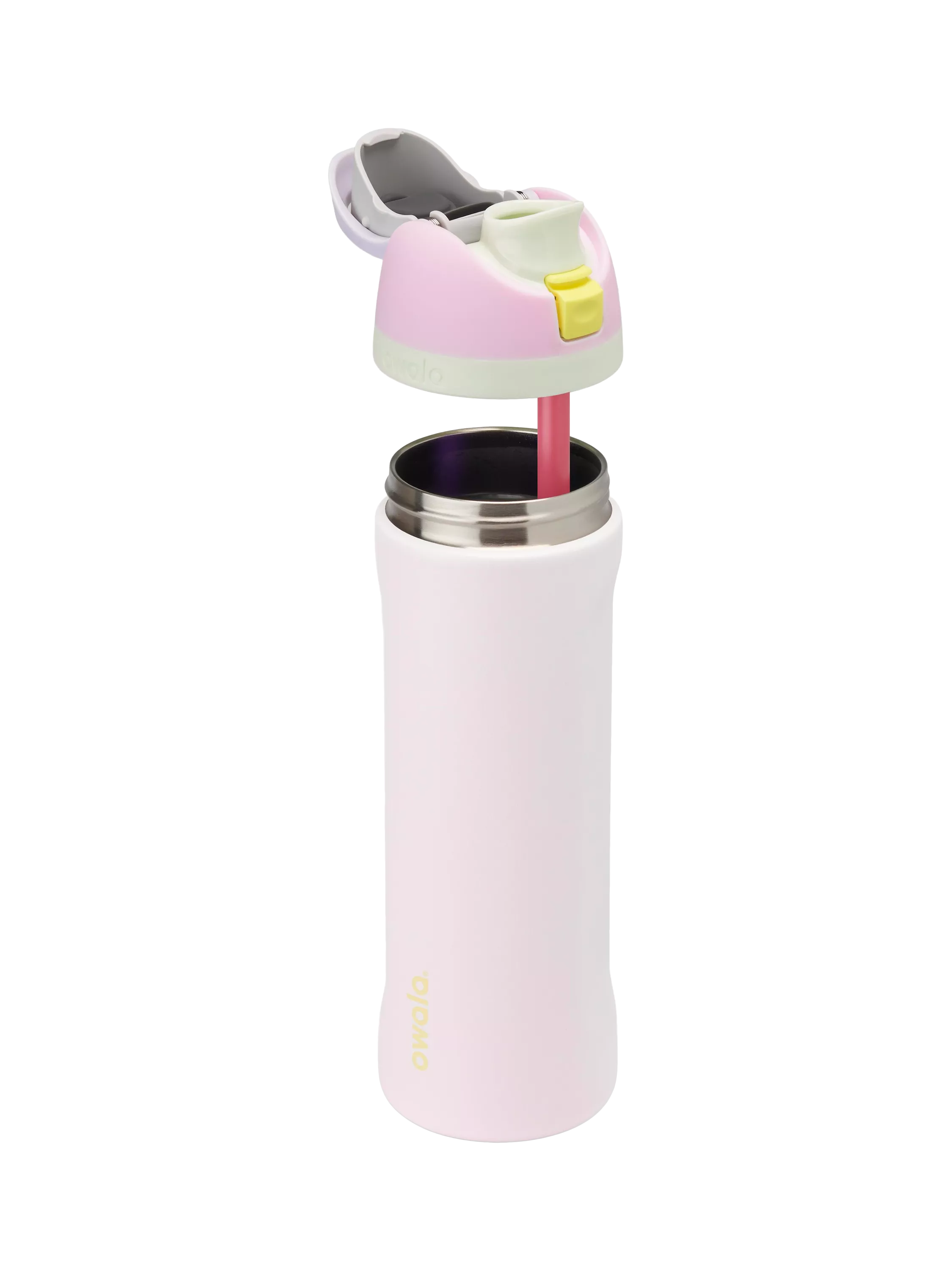 Owala FreeSip stainless steel bottle 710ml Candy Coated, imported from the UK