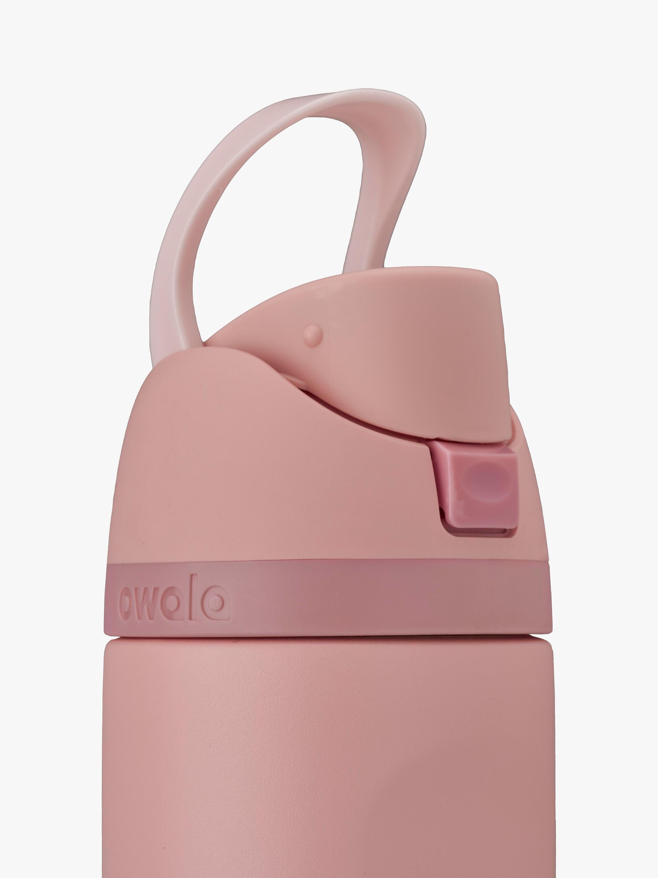 Owala FreeSip stainless steel drink bottle 710ml Rose Quartz, imported from the UK
