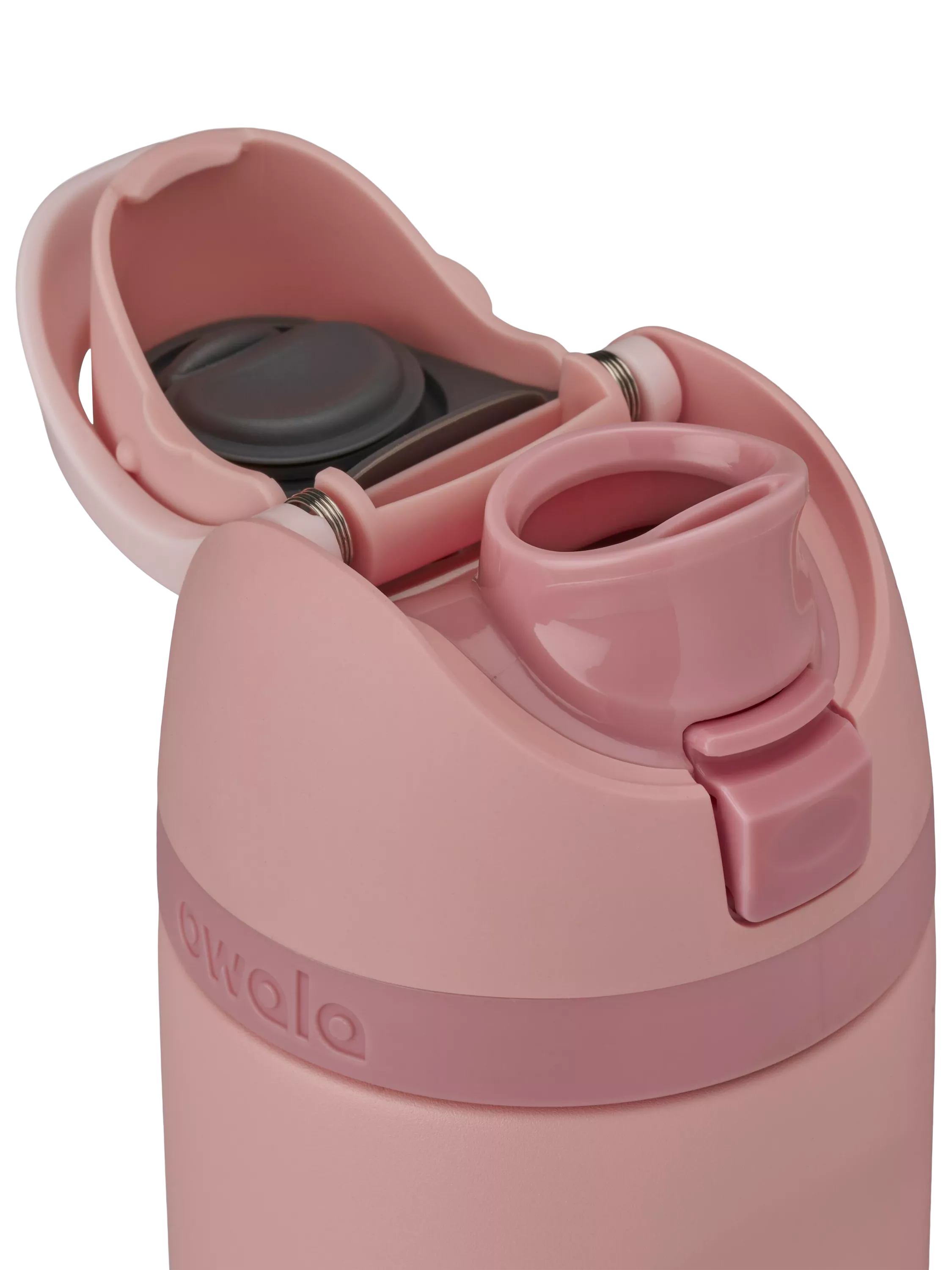 Owala FreeSip stainless steel drink bottle 710ml Rose Quartz, imported from the UK