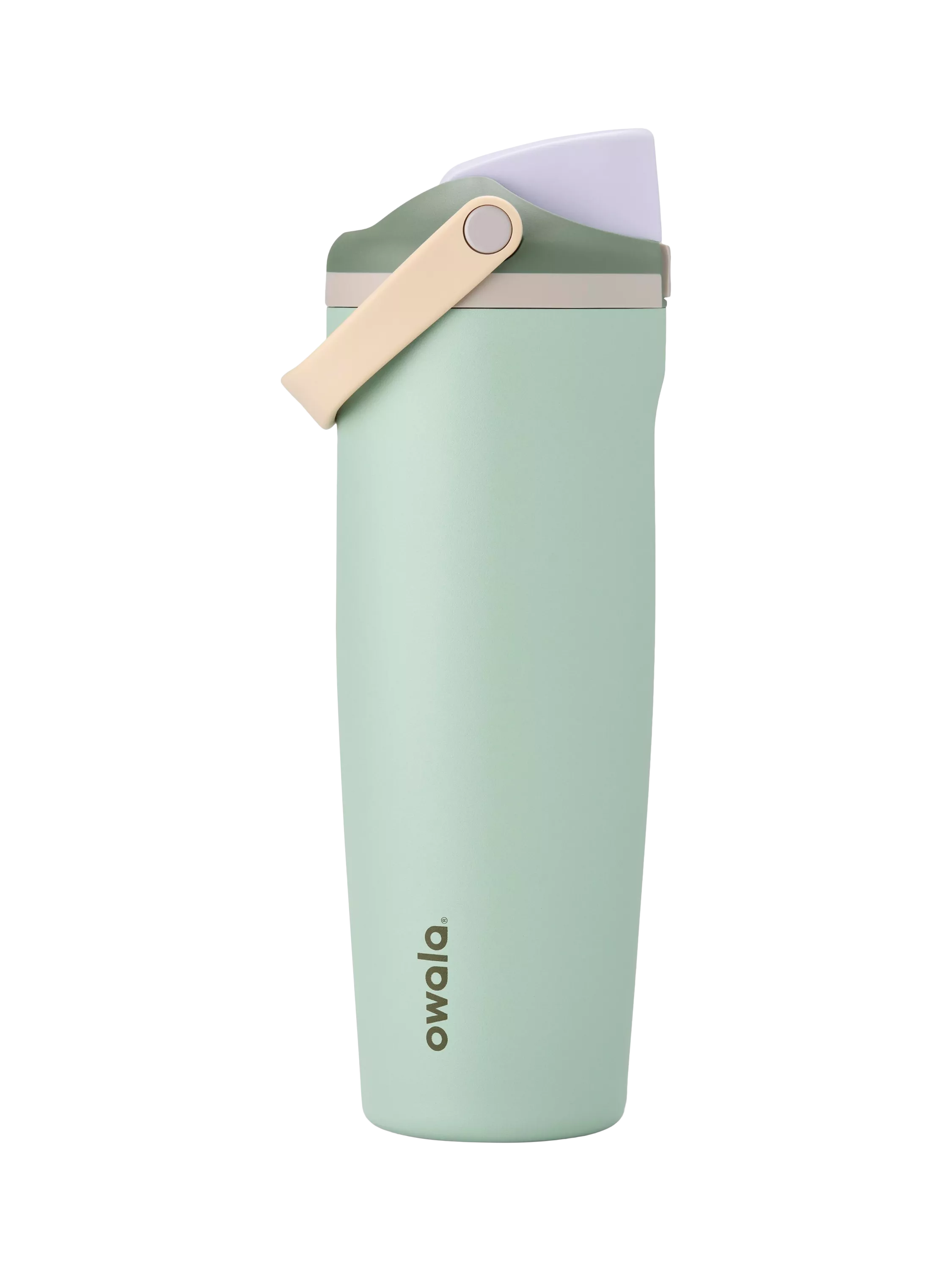Owala FreeSip Sway stainless steel drinks bottle 850ml Eucalyptus - British product