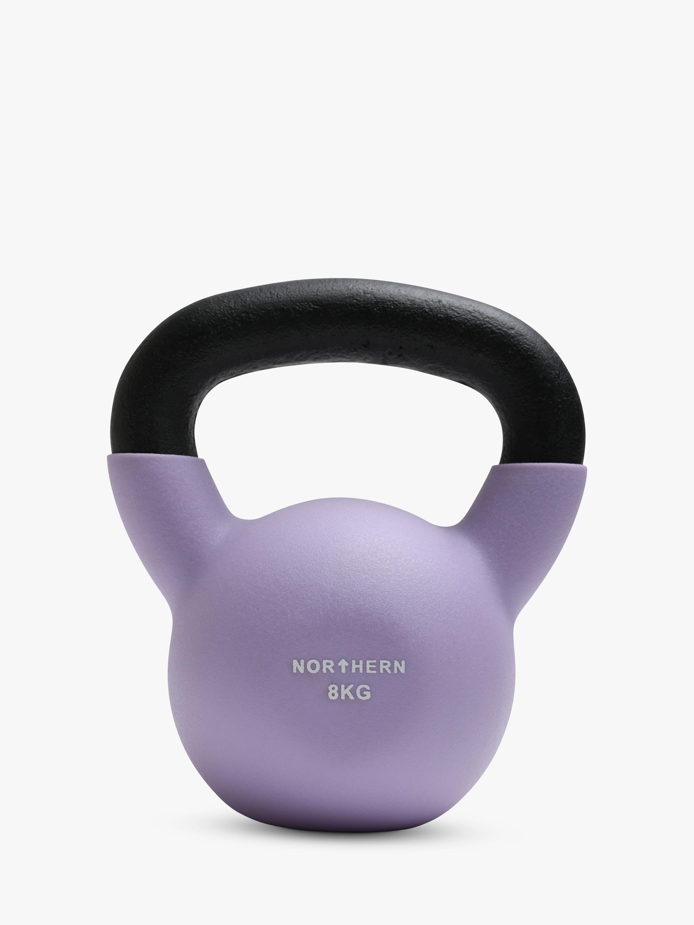 Northern Gym Equipment neoprene coated kettlebell 8kg, imported from the UK