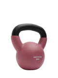 Northern Gym Equipment Neoprene Coated Cast Iron Kettlebell, 8kg, Dusk Pink
