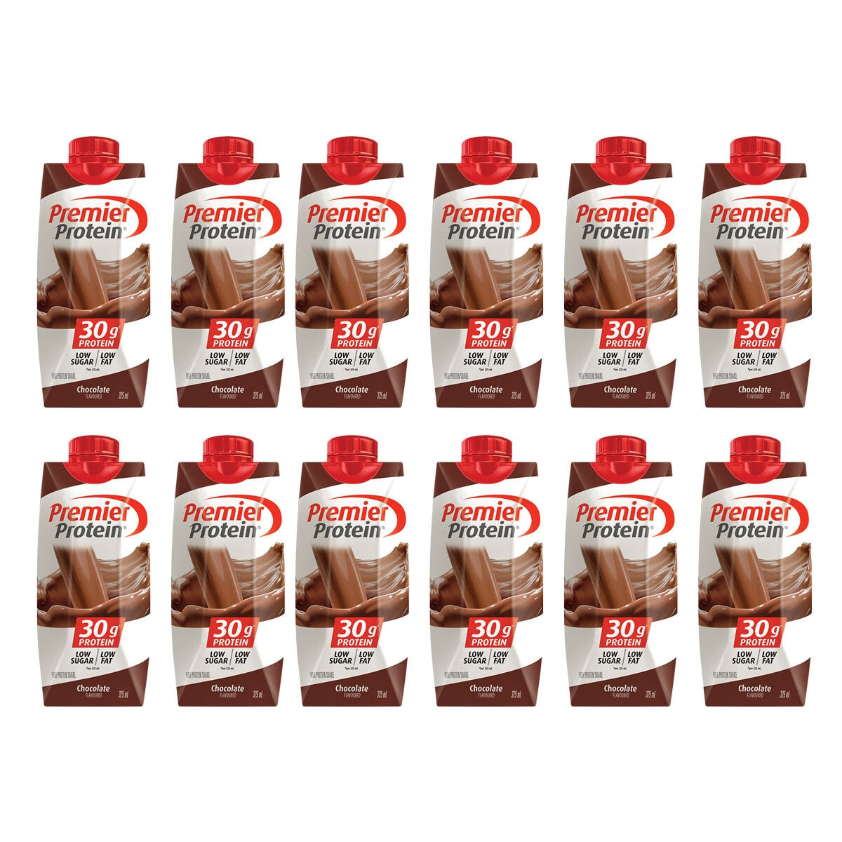 Premier Protein chocolate protein shake 12 x 325ml, imported from the UK