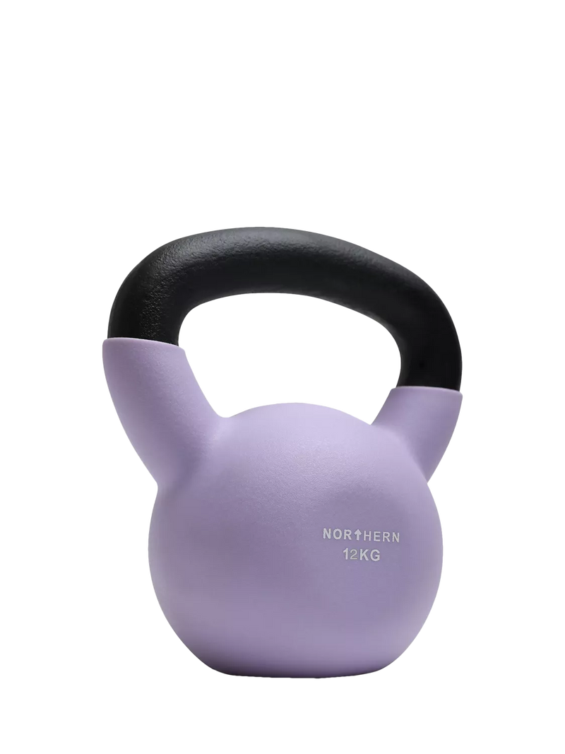 Northern Gym Equipment Neoprene Coated Cast Iron Kettlebell 12kg