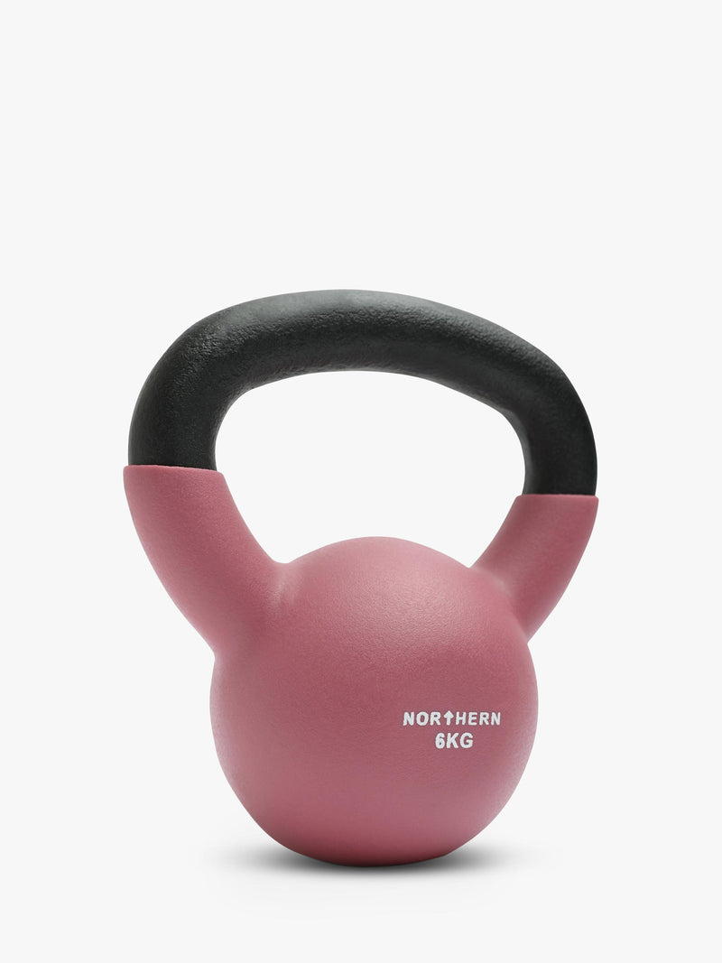 Northern Gym Equipment 6kg neoprene coated cast iron kettlebell, UK version