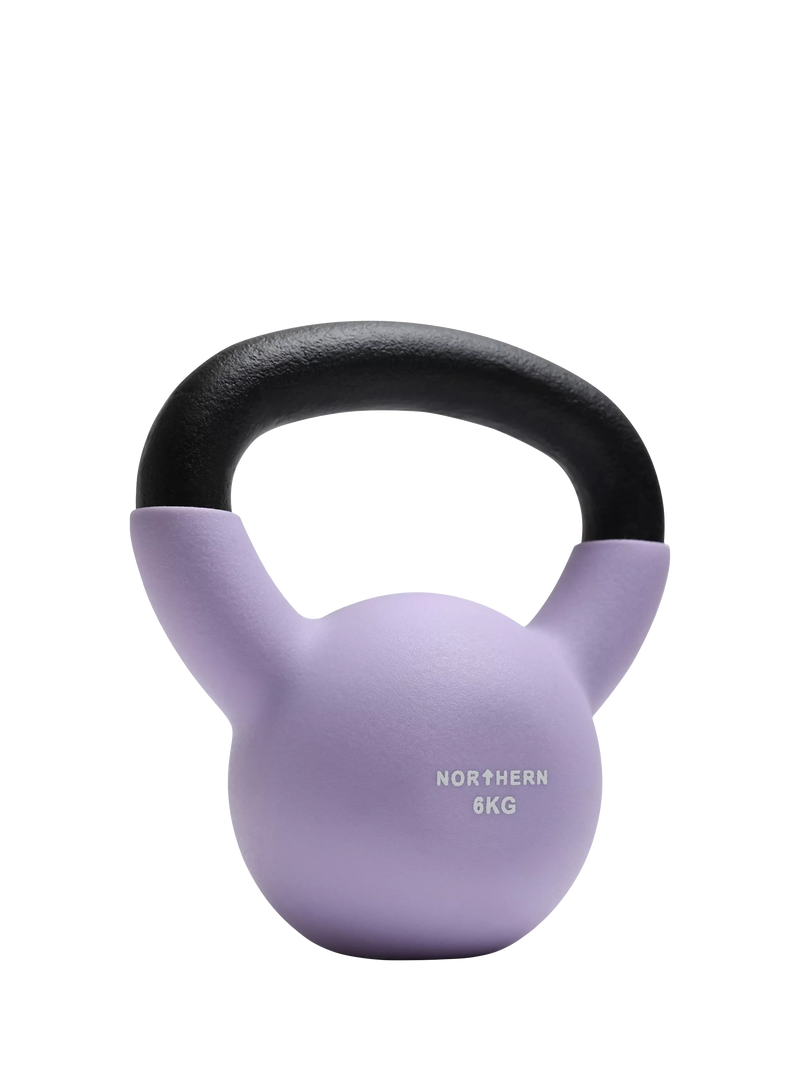 Northern Gym Equipment Neoprene Coated Cast Iron Kettlebell 6kg