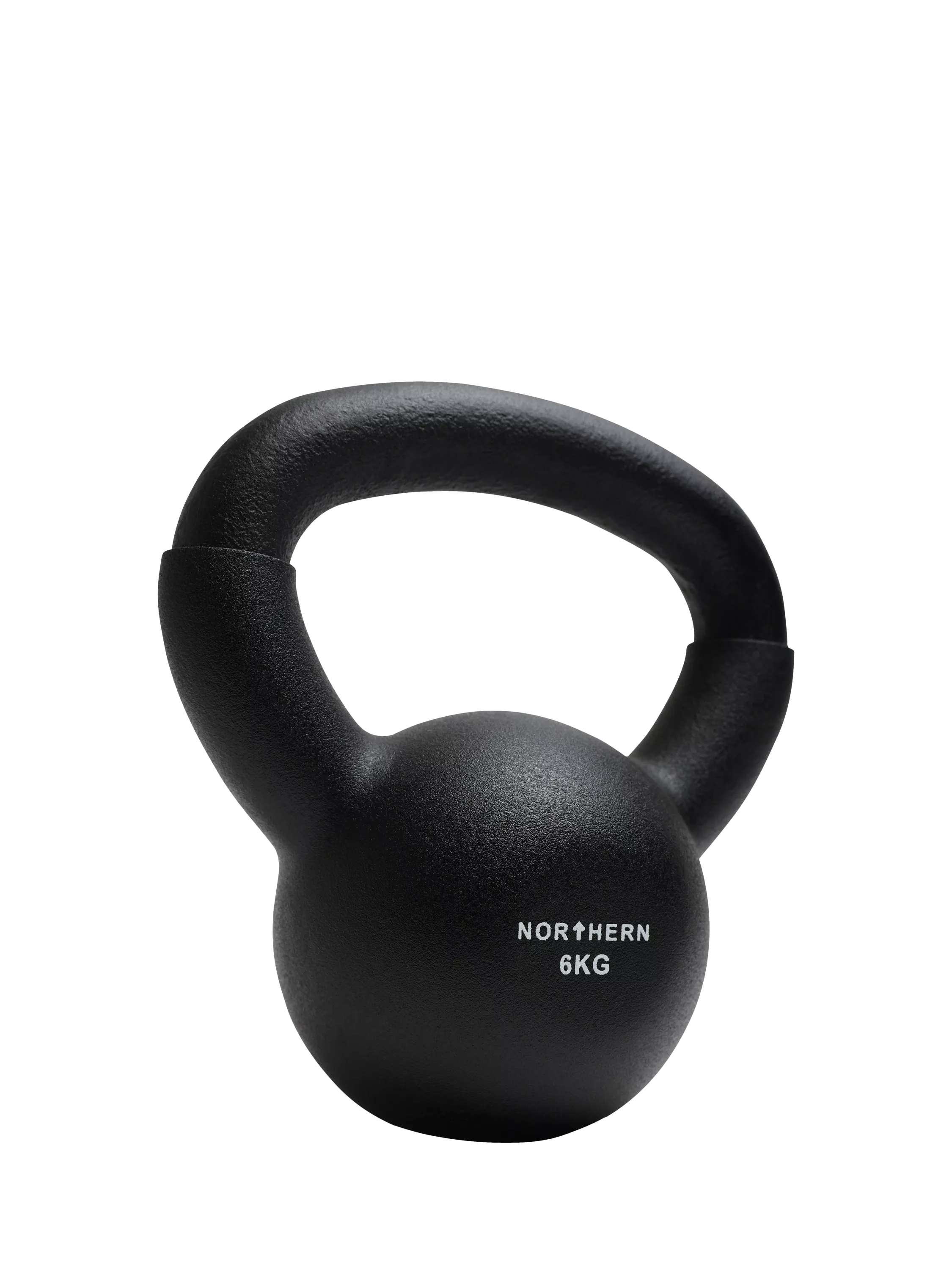 Northern Gym Equipment 6kg neoprene coated cast iron kettlebell, UK version