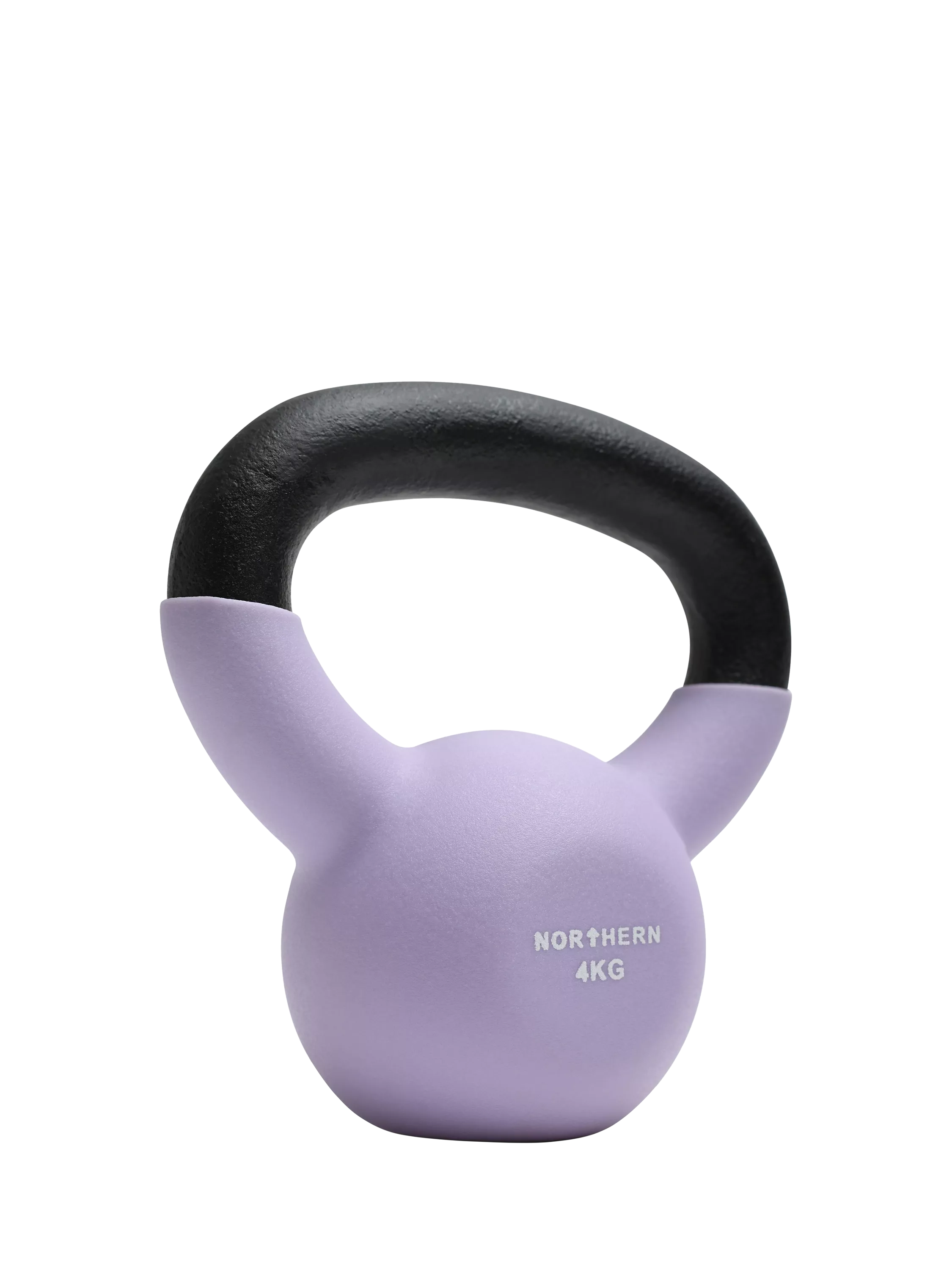 Northern Gym Equipment Neoprene Coated Cast Iron Kettlebell 4kg