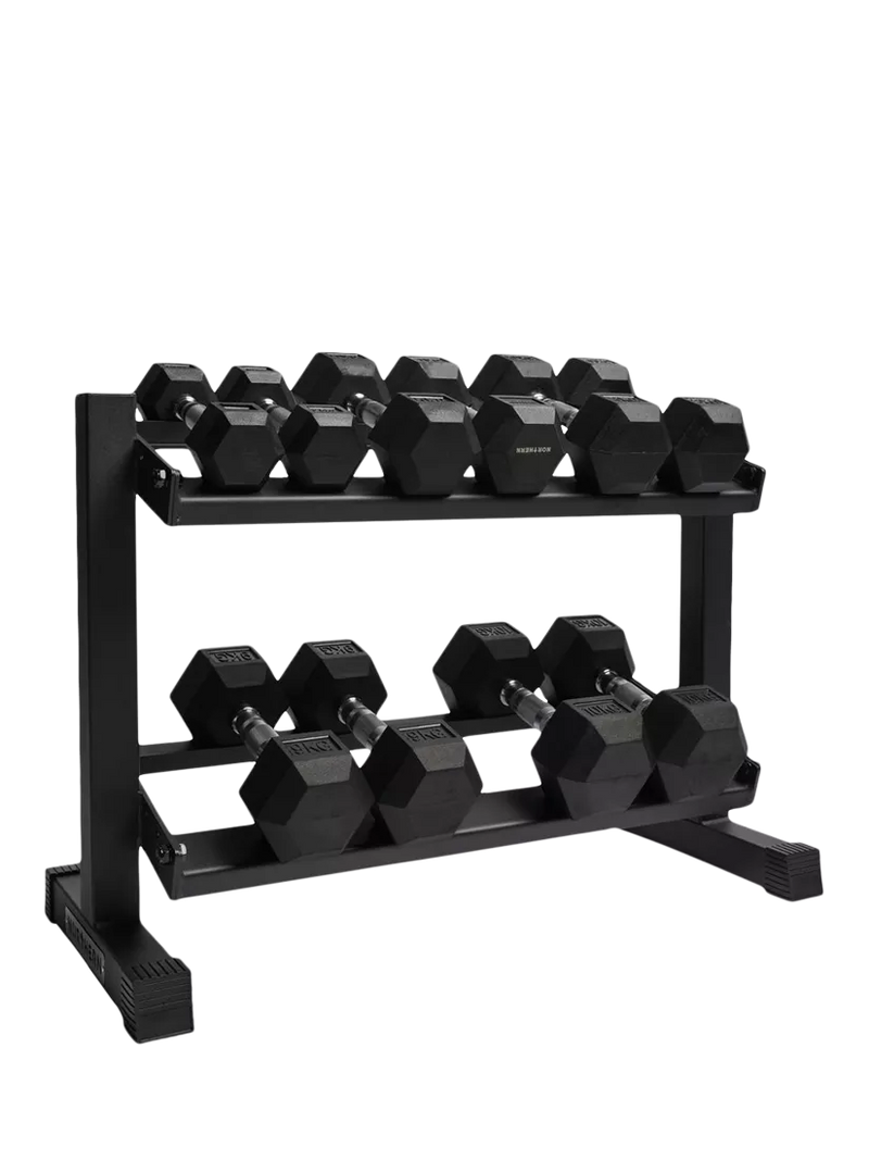 Northern Gym Equipment 2 tier dumbbell rack, imported from the UK