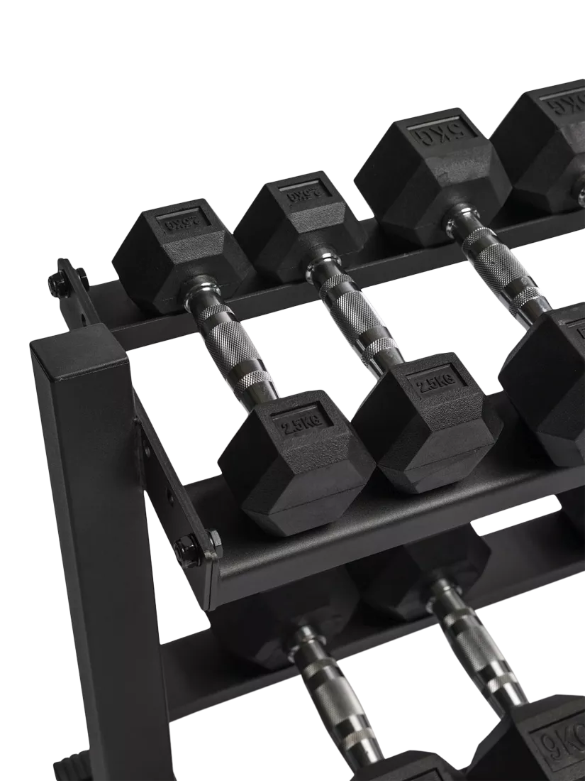 Northern Gym Equipment 2 tier dumbbell rack, imported from the UK