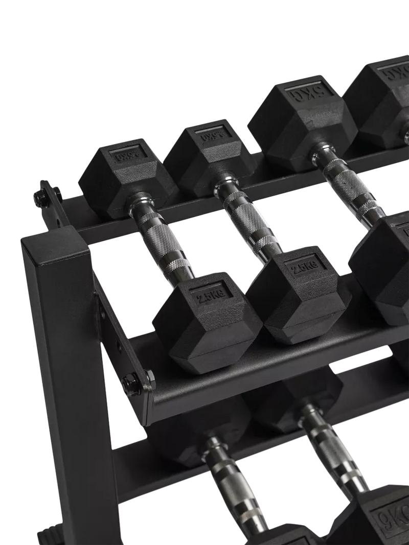 Northern Gym Equipment 2 tier dumbbell rack, imported from the UK