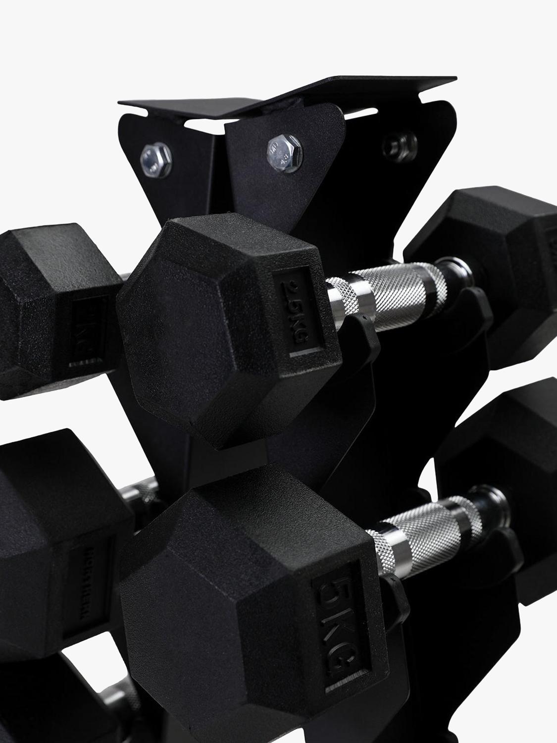 Northern Gym Equipment 5-tier dumbbell storage rack, imported from the UK