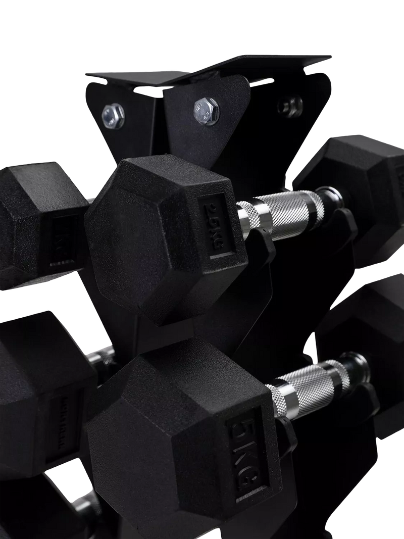 Northern Gym Equipment 5-tier dumbbell storage rack, imported from the UK