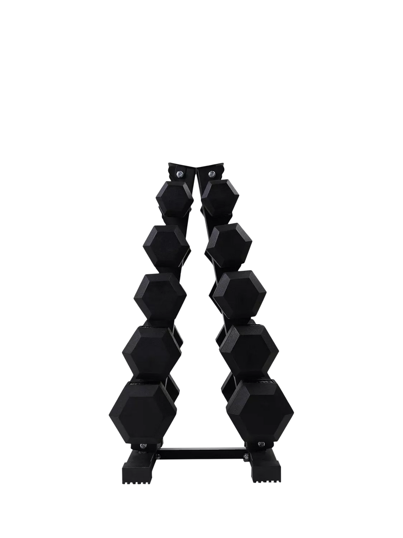 Northern Gym Equipment 5-tier dumbbell storage rack, imported from the UK