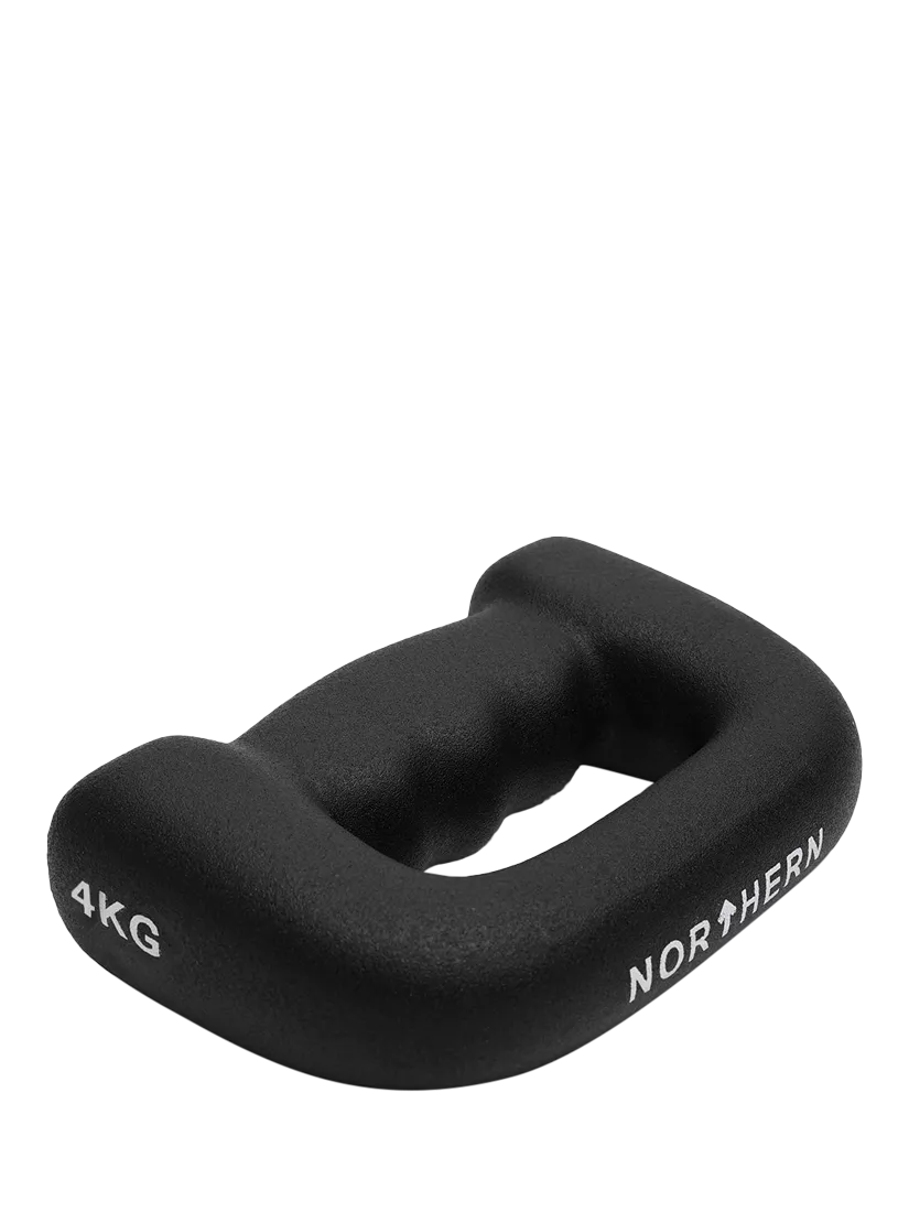 Northern Gym Equipment D-shaped dumbbells 4kg pair (British brand)