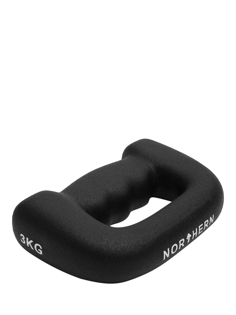 Northern Gym Equipment D-shaped boxing dumbbells 3kg pair (British brand)