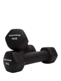 Northern Gym Equipment neoprene hex dumbbell 1kg, imported from the UK