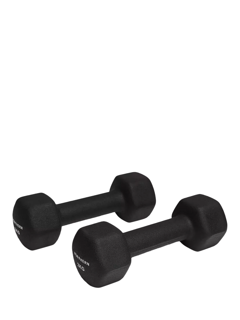 Northern Gym Equipment neoprene hex dumbbell 1kg, imported from the UK